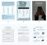 TikTok Marketing Guide + Planner | PLR MRR
