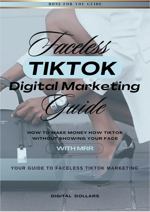 TikTok Marketing Guide + Planner | PLR MRR