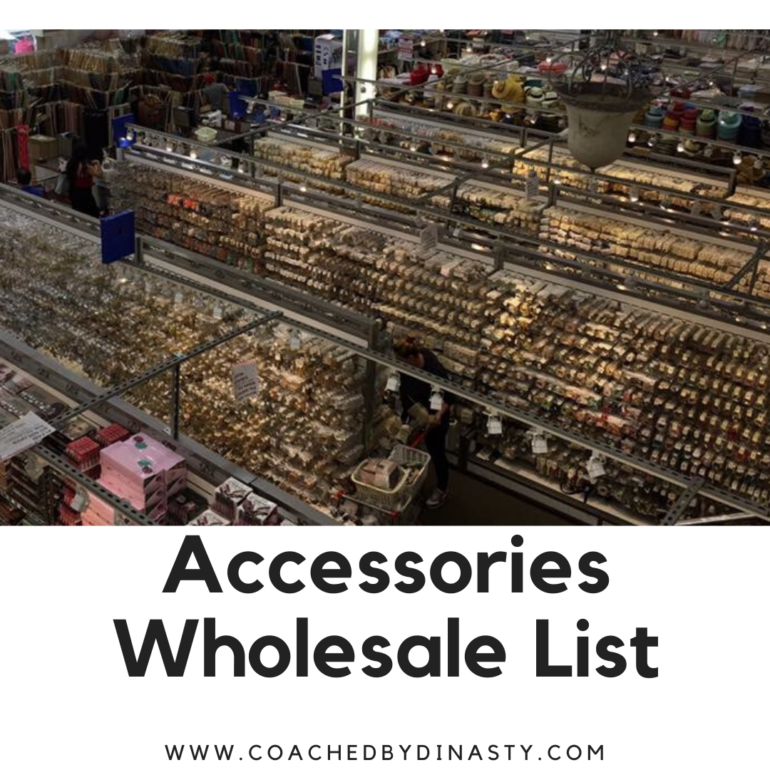 Wholesale Accessories List