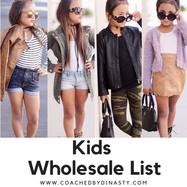 Children Clothing Wholesale List